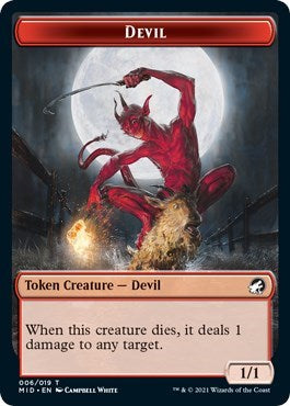 Devil Token (Innistrad: Midnight Hunt) Near Mint