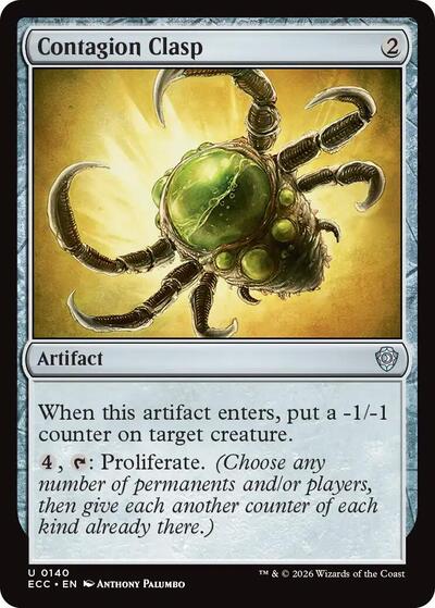 Contagion Clasp (Commander: Lorwyn Eclipsed) Near Mint