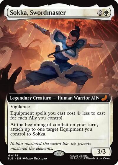 Sokka, Swordmaster (Extended Art) (Avatar: The Last Airbender: Eternal-Legal) Near Mint Foil