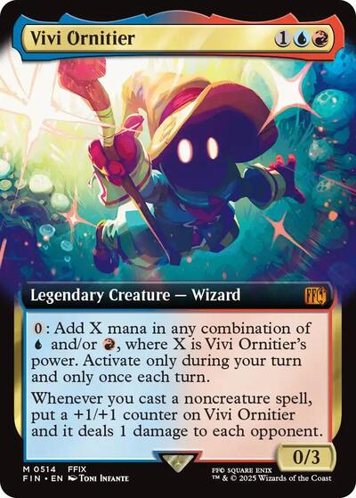 Vivi Ornitier (Extended Art) (Universes Beyond: FINAL FANTASY) Near Mint