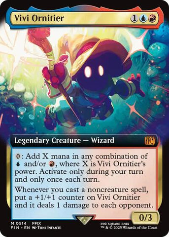 Vivi Ornitier (Extended Art) (Universes Beyond: FINAL FANTASY) Near Mint