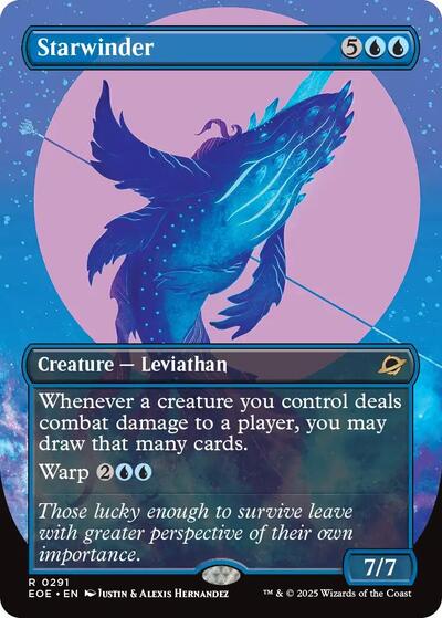 Starwinder (0291) (Borderless) (Edge of Eternities) Near Mint Foil