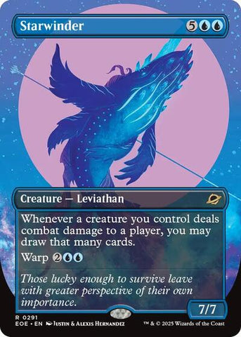 Starwinder (0291) (Borderless) (Edge of Eternities) Near Mint Foil