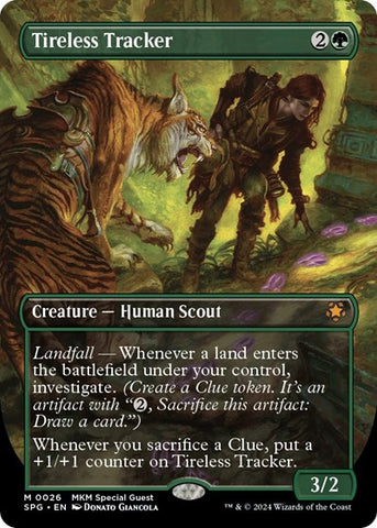 Tireless Tracker (Borderless) (Special Guests) Near Mint