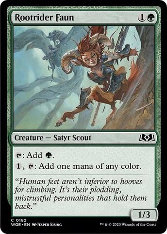 Rootrider Faun (Wilds of Eldraine) Near Mint
