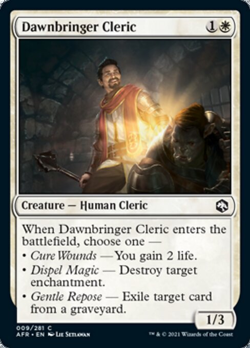 Dawnbringer Cleric (Adventures in the Forgotten Realms) Near Mint