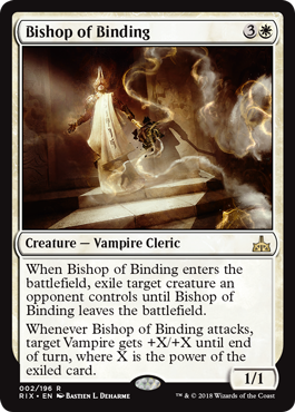 Bishop of Binding (Rivals of Ixalan) Near Mint Foil