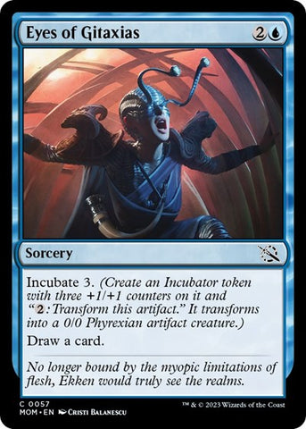 Eyes of Gitaxias (March of the Machine) Near Mint Foil