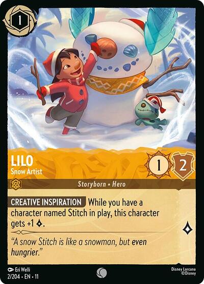 Lilo - Snow Artist (Winterspell) Near Mint