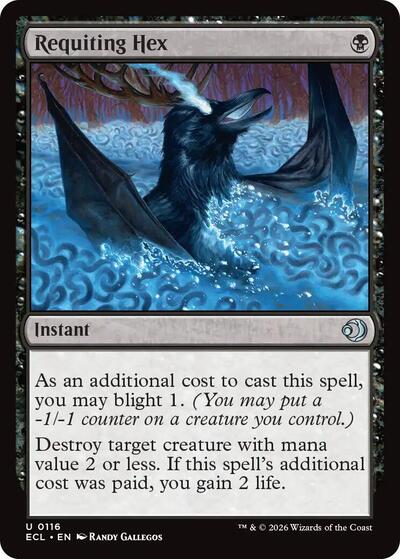 Requiting Hex (Lorwyn Eclipsed) Near Mint Foil