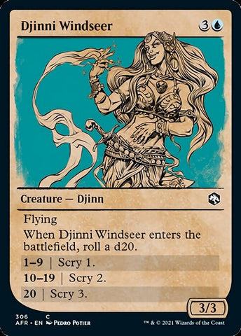Djinni Windseer (Showcase) (Adventures in the Forgotten Realms) Near Mint