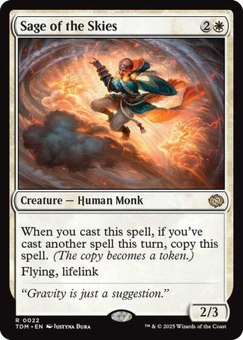 Sage of the Skies (Tarkir: Dragonstorm) Near Mint Foil