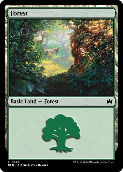 Forest (0377) (Bloomburrow) Near Mint