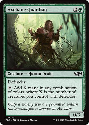 Axebane Guardian (Commander: Tarkir: Dragonstorm) Near Mint