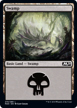 Swamp (270) (Magic 2020 Core Set) Near Mint Foil