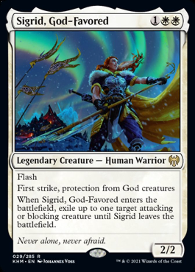 Sigrid, God-Favored (Kaldheim) Near Mint Foil