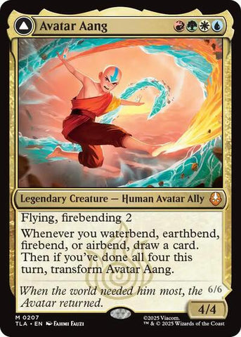 Avatar Aang (Avatar: The Last Airbender) Near Mint Foil