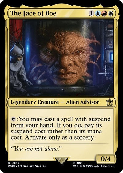 The Face of Boe (Universes Beyond: Doctor Who) Near Mint