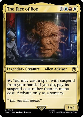 The Face of Boe (Universes Beyond: Doctor Who) Near Mint