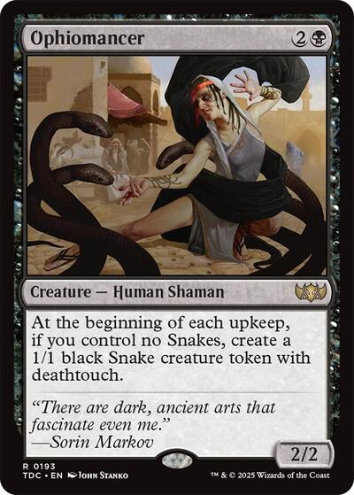 Ophiomancer (Commander: Tarkir: Dragonstorm) Near Mint