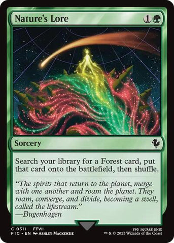 Nature's Lore (Commander: FINAL FANTASY) Near Mint