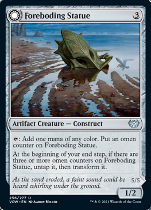 Foreboding Statue / Forsaken Thresher (Innistrad: Crimson Vow) Near Mint