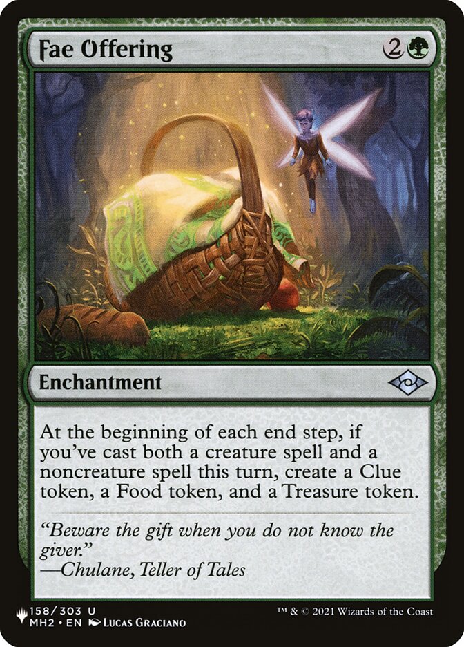 Fae Offering (The List) Near Mint