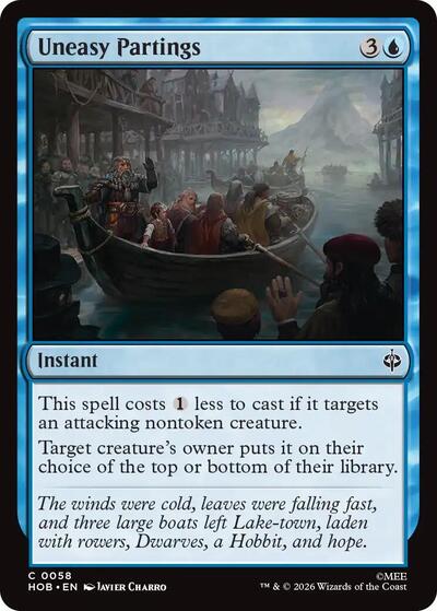 Uneasy Partings (The Hobbit) Near Mint Foil