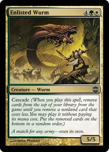 Enlisted Wurm (Alara Reborn) Near Mint