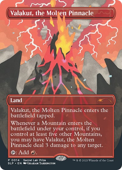Valakut, the Molten Pinnacle (Secret Lair Showdown) Near Mint