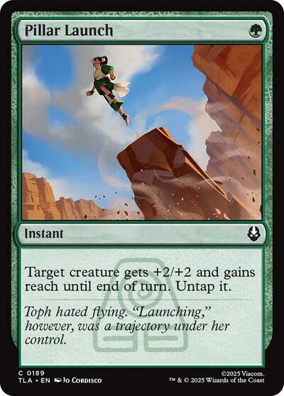 Pillar Launch (Avatar: The Last Airbender) Near Mint Foil