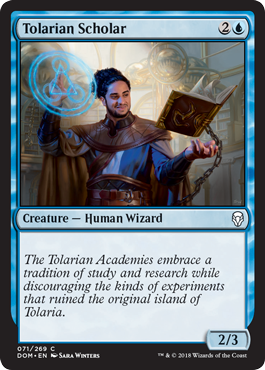 Tolarian Scholar (Dominaria) Near Mint Foil