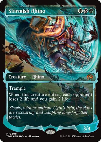 Skirmish Rhino (Showcase) (Tarkir: Dragonstorm) Near Mint Foil Japanese