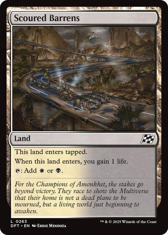 Scoured Barrens (Aetherdrift) Near Mint Foil