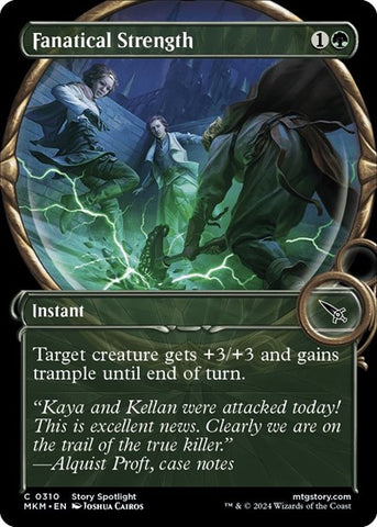 Fanatical Strength (Showcase) (Murders at Karlov Manor) Near Mint Foil