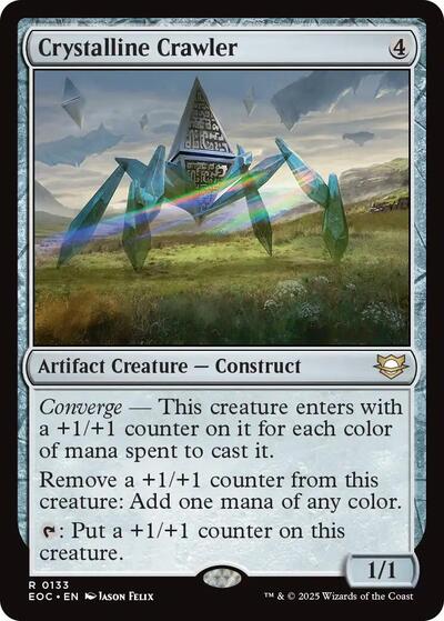 Crystalline Crawler (Commander: Edge of Eternities) Near Mint