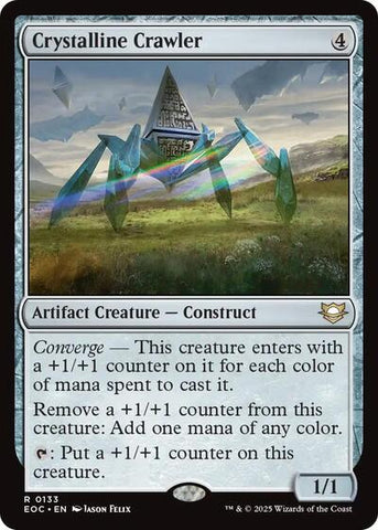 Crystalline Crawler (Commander: Edge of Eternities) Near Mint