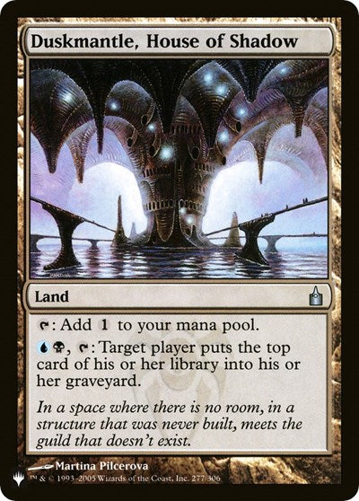 Duskmantle, House of Shadow (The List) Near Mint