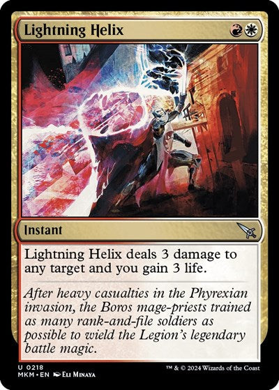 Lightning Helix (Murders at Karlov Manor) Near Mint