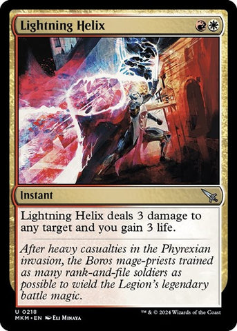 Lightning Helix (Murders at Karlov Manor) Near Mint