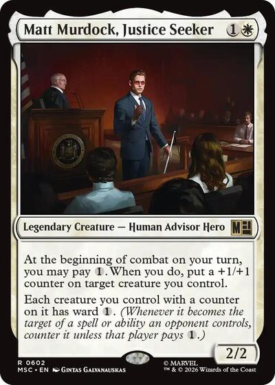 Matt Murdock, Justice Seeker (Commander: Marvel Super Heroes) Near Mint Foil