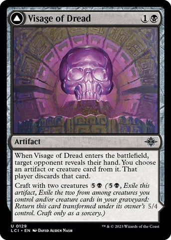 Visage of Dread (The Lost Caverns of Ixalan) Near Mint Foil