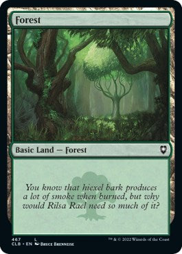 Forest (467) (Commander Legends: Battle for Baldur's Gate) Near Mint Foil