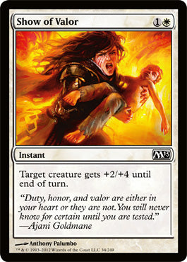 Show of Valor (Magic 2013 Core Set) Near Mint