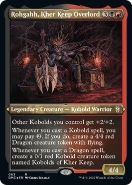 Rohgahh, Kher Keep Overlord (Foil Etched) (Commander: Dominaria United) Near Mint Foil