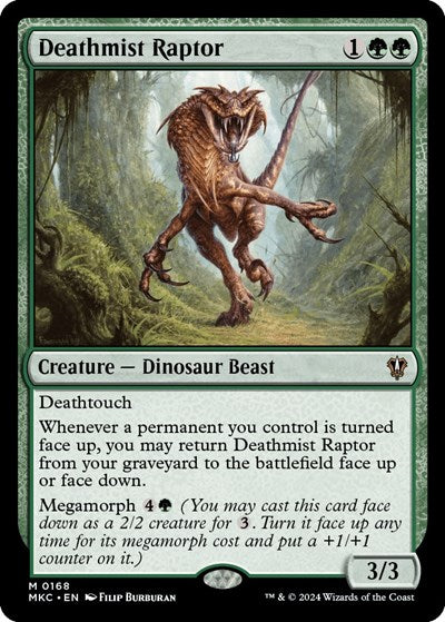 Deathmist Raptor (Commander: Murders at Karlov Manor) Near Mint