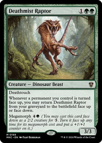 Deathmist Raptor (Commander: Murders at Karlov Manor) Near Mint