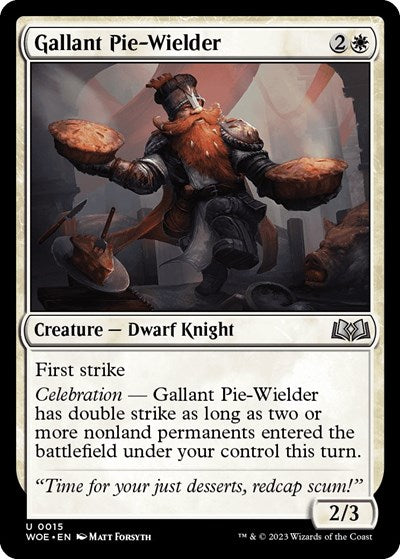 Gallant Pie-Wielder (Wilds of Eldraine) Near Mint Foil
