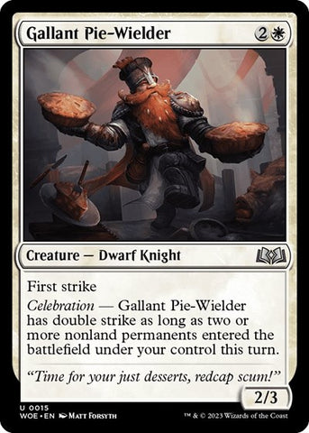Gallant Pie-Wielder (Wilds of Eldraine) Near Mint Foil