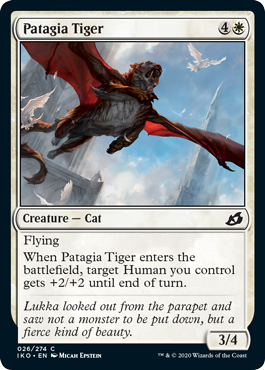 Patagia Tiger (Ikoria: Lair of Behemoths) Near Mint Foil